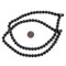 The Bead Chest Matte Round Black Onyx Beads (8mm): Organic Gemstone Round Spherical Energy Stone Healing Power Crystal for Jewelry Bracelet Mala Necklace Making